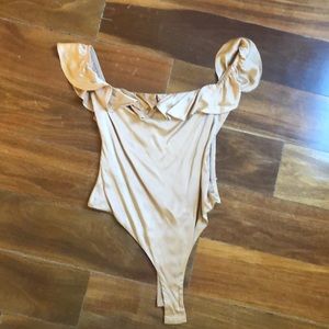 For love of lemons champagne bodysuit